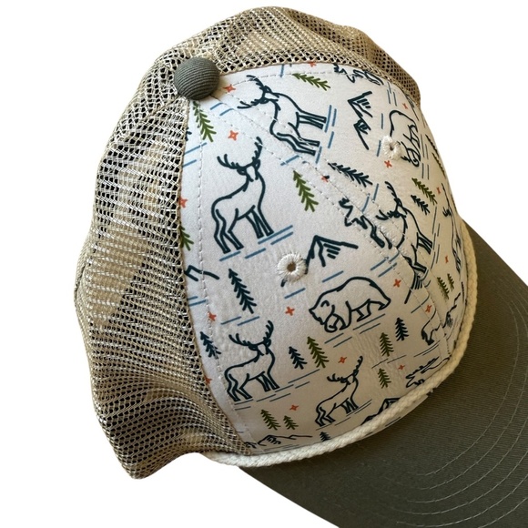 JACK AND SAGE RANGER TRUCKER CAP CLASSIC NATURE OUTDOORS WILDLIFE ART SNAP BACK - Picture 5 of 10
